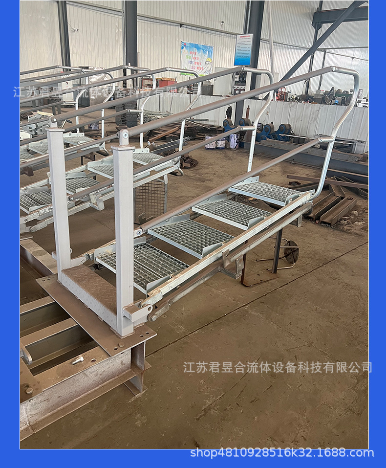 鹤管活动梯二步三步四步五步活动梯现货秒发可定制碳钢镀锌装卸梯-阿里巴巴