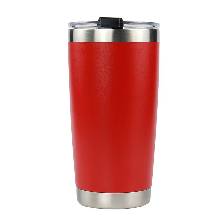 Spot transfronterizo 20oz taza de automóvil taza de aislamiento 304 taza de hielo de acero inoxidable taza de vacío de doble capa