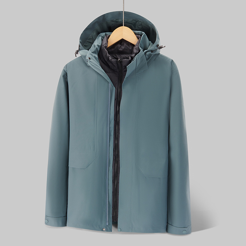 남성 [그레이 그린] [90 화이트 덕다운 라이너]