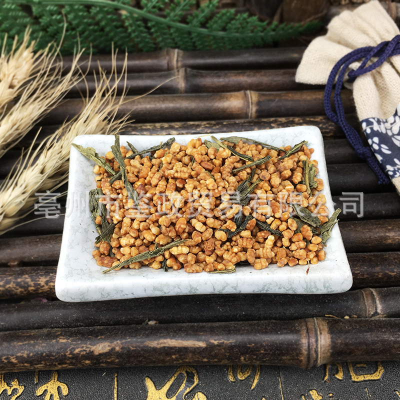 Genmaicha Brown Rice Tea Loose Grains 500g Bulk Ingredient for Japanese Style Brews and Blends specifications