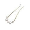 Universal Chinese hairpin, metal advanced hairgrip from pearl, simple and elegant design, high-quality style