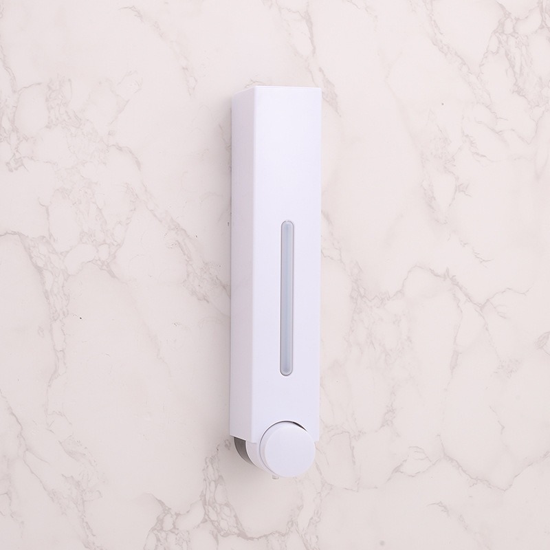 单双三头免打孔壁挂式皂液器 厨房家用手动按压洗手液分配器|undefined