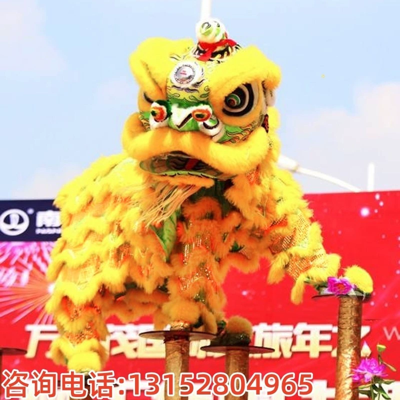 Танец льва Пробуждающий лев Южный лев Фошань Пробуждающий лев Гуандун Пробуждающий лев Южный лев Австралийский бамбуковый шерстяной лев