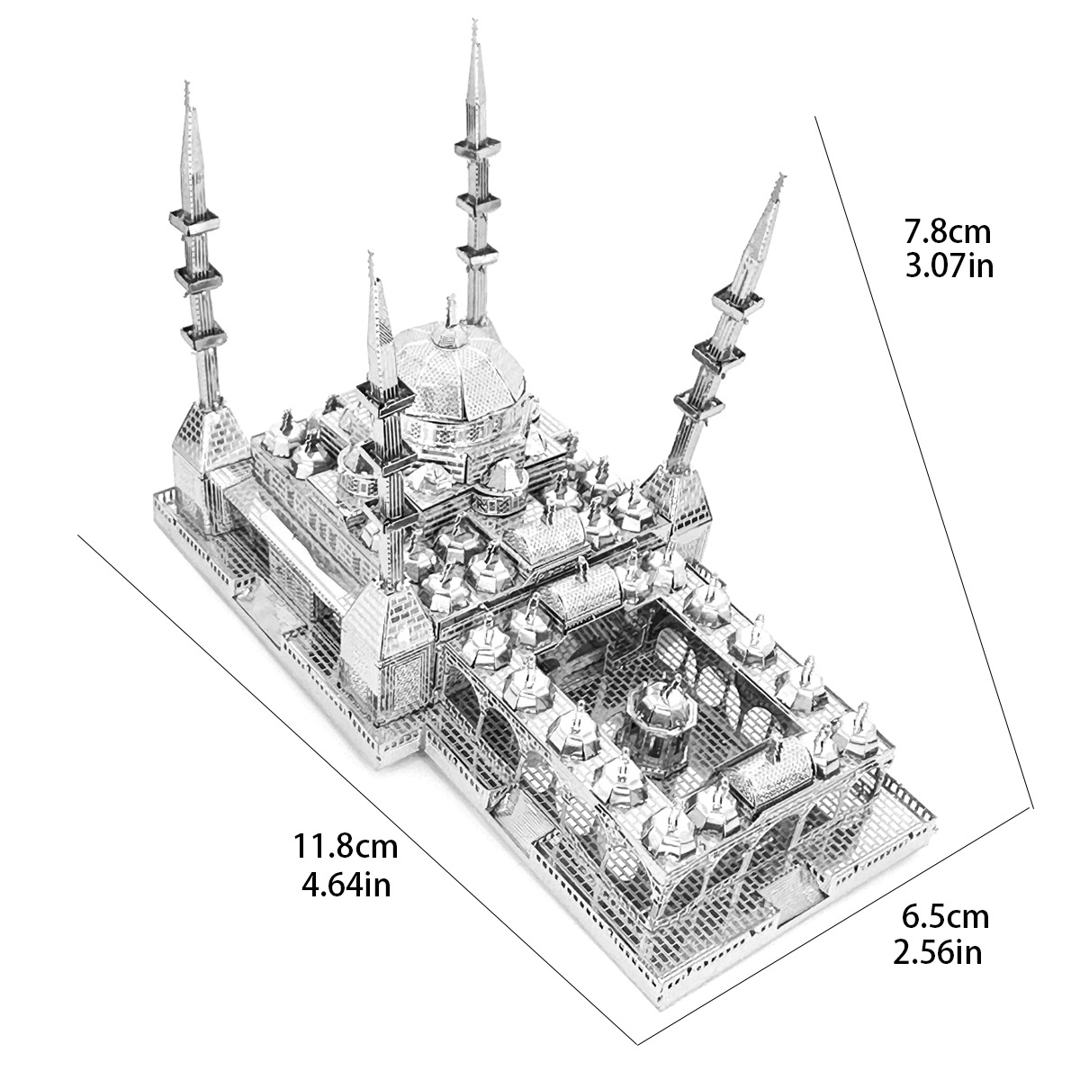 R2D2DIY puzzle de metal 3D hecho a mano modelo tridimensional para adultos Juguetes de puzzle de ensamblaje