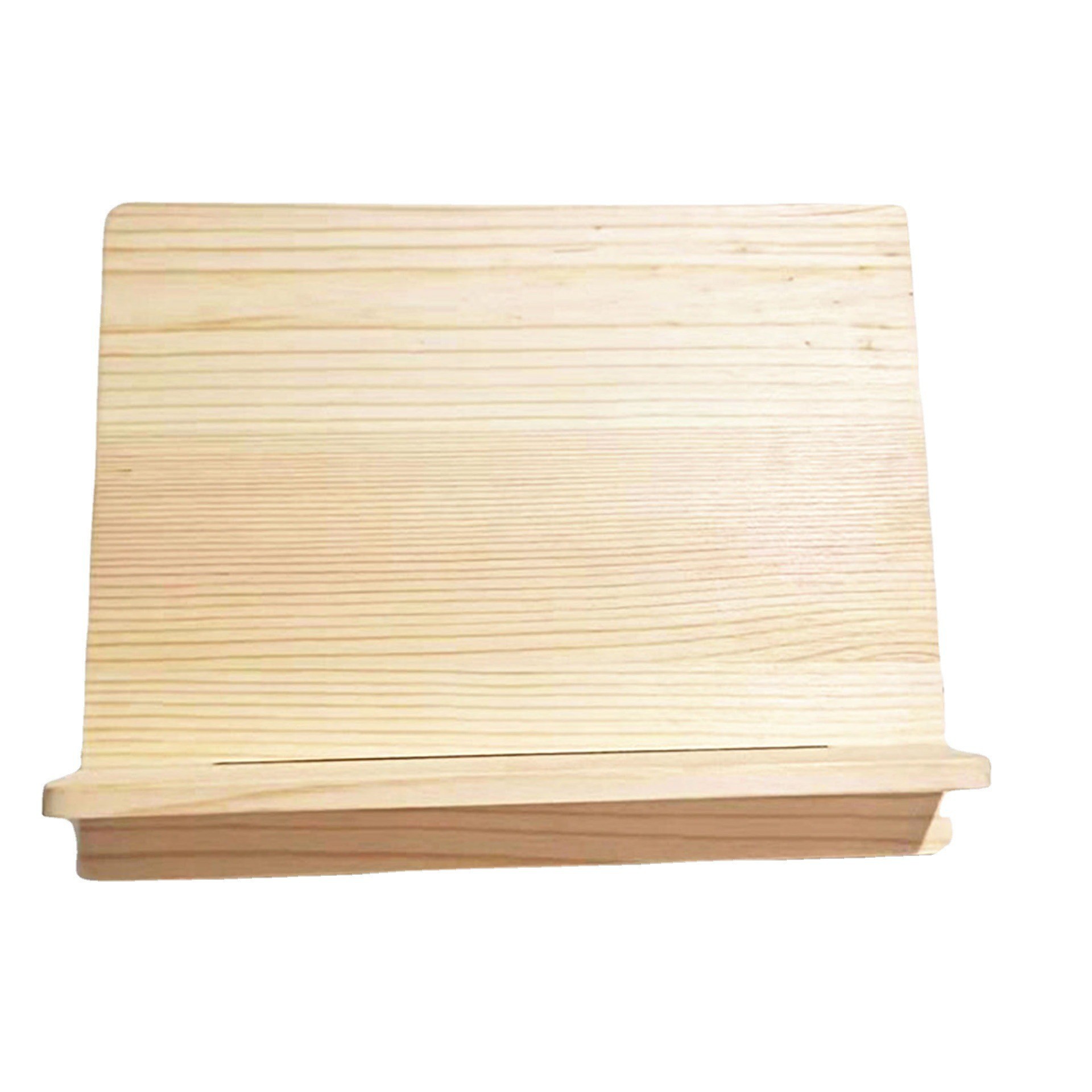 Soporte de calendario de madera conveniente Calendario de escritorio desmontable decoración tarjeta postal creativa base pantalla soporte de madera