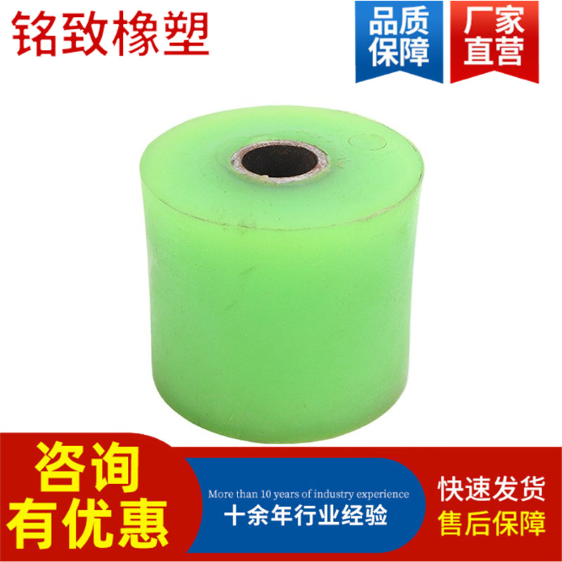 工厂供应 聚氨酯轴承包胶滚轮PU滑轮  牛筋材质金属芯承重轮