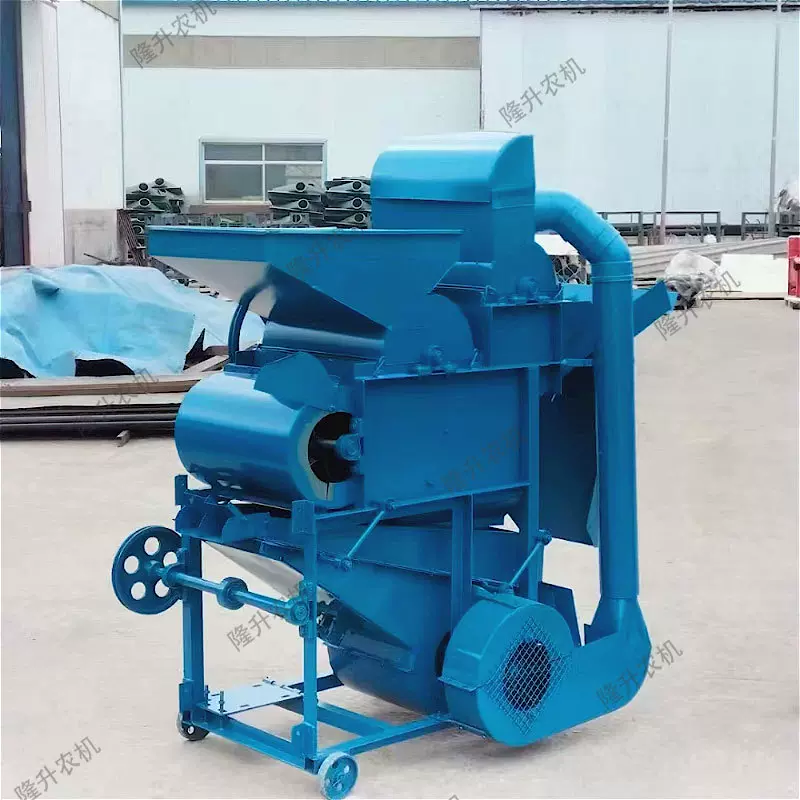 一吨二次复脱  花生脱壳机电动油坊长果去壳震动分选筛花生剥壳机