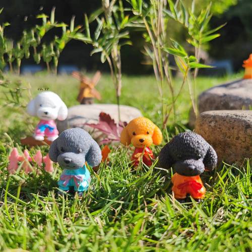 Puppy Teddy Manufacturer wholesale moss micro landscape ornaments PVC crafts DIY landscaping accessories accessories materials