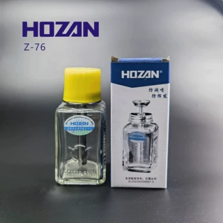 HOZAN玻璃酒精瓶180ML按压式分装瓶美甲瓶玻璃按压瓶小容量