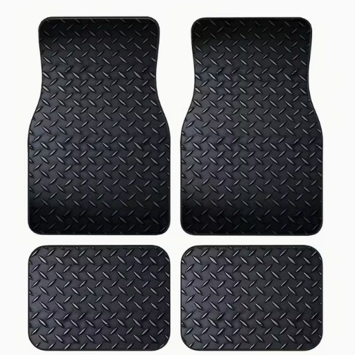 TEMU retro estilo nórdico alfombra de pie de coche alfombra de cuatro piezas tapete resistente a las manchas almohadilla de pie Amazon TEMU al por mayor