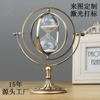 定制刻字解压流沙计时器 半小时定制30分钟高级沙漏计时器摆件