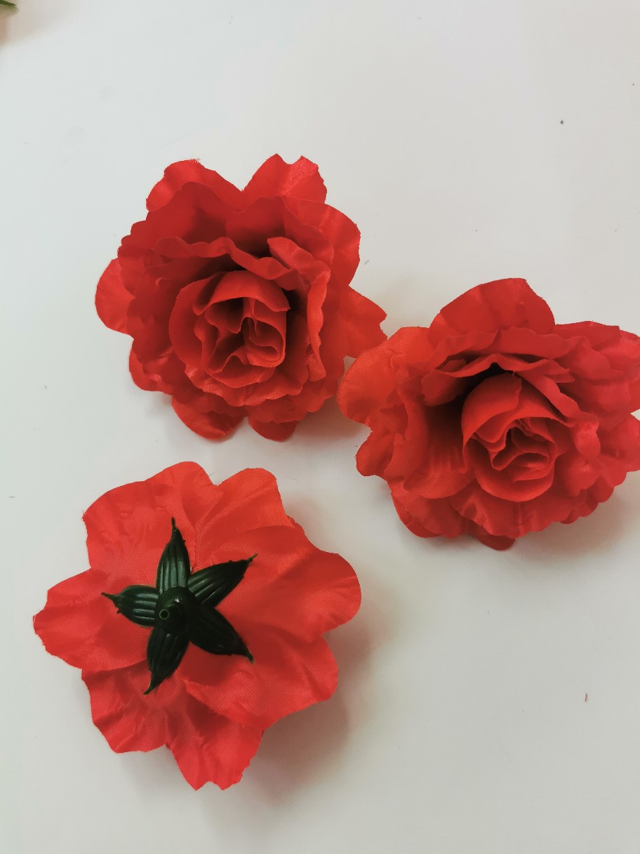 Rosa flor de seda flor de simulación flor de pecho