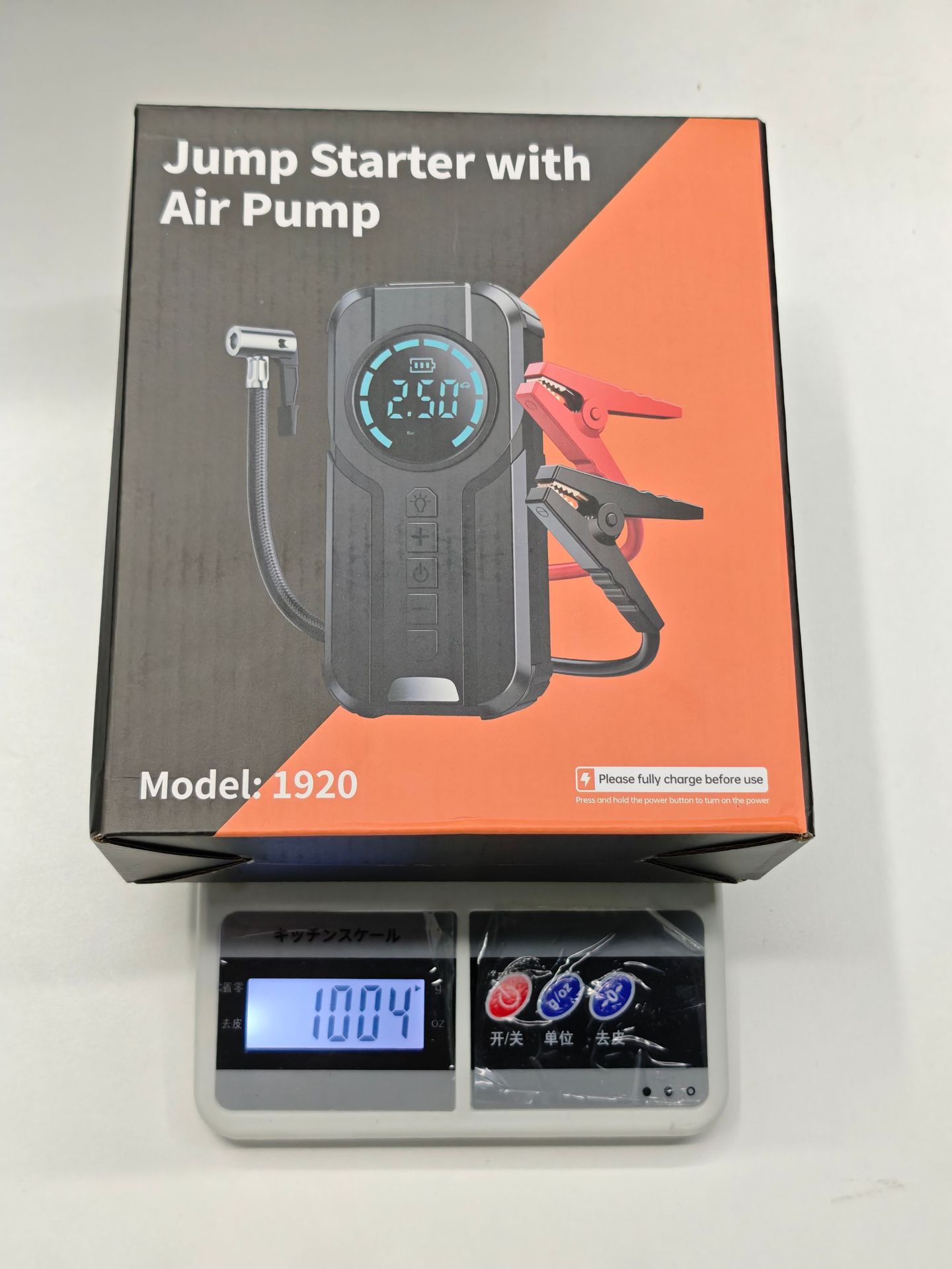 ［1920］Cross-Border New Model Emergency Power Bank All-In-One Device, Air Compressor, Jump Starter, Power Bank, Air Pump