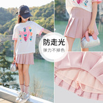 女童短裙夏季2025新款韩版洋气女大童百褶裙夏装儿童学院风jk裙子