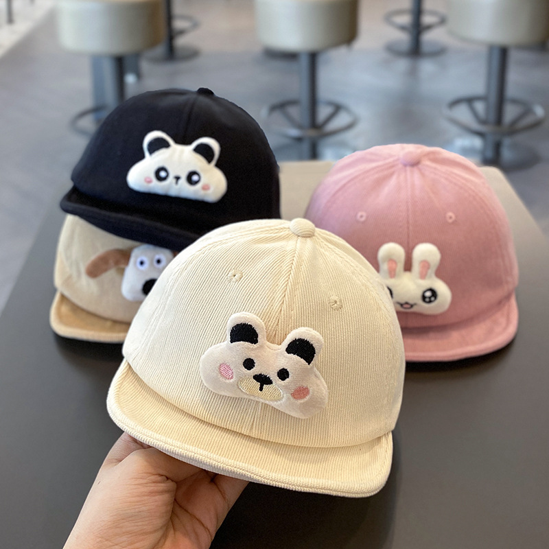 Sombreros para bebés primavera y otoño coreano lindo bebé gorra de lengua de pato para bebés viajar gorra de béisbol de otoño