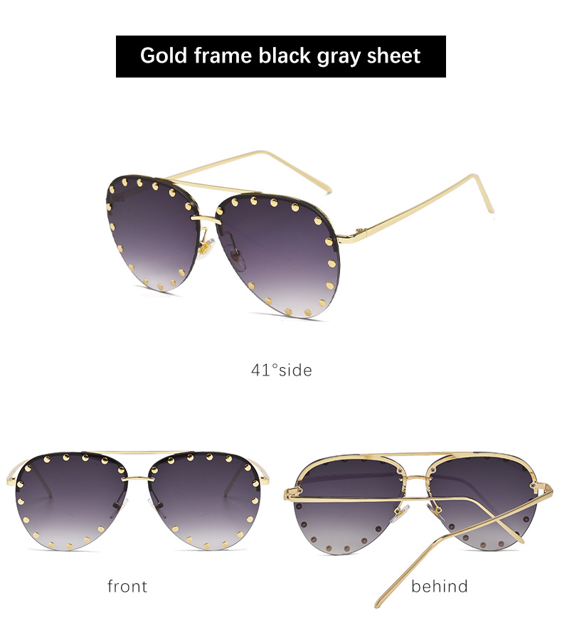 60g Weight Half Frame Glasses Structure Sunglasses Classification PC, UV400 Protection Lens Material toad glasses Glasses Style Outdoor, Beach Occasion Geometric Pattern Unisex Gender Vintage Style, Classic Style Style Vintage Style Classic Style Geometric PC UV400 Protection Toad Glasses Half Frame Women's Sunglasses 11