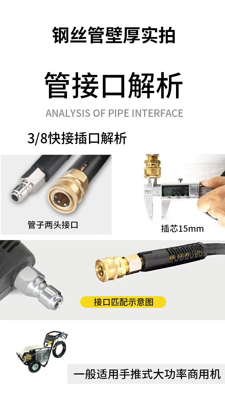 High Pressure Washer Hose for Car Wash Machine
