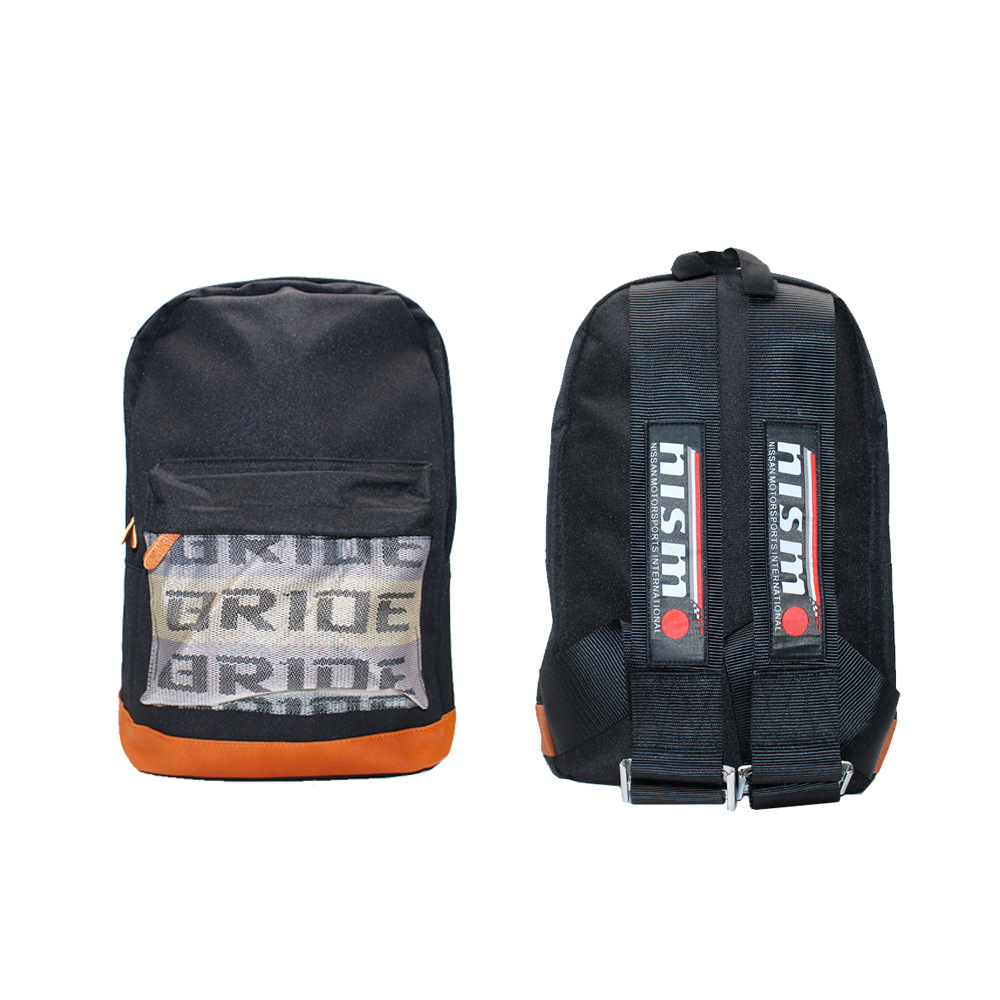 Factory Direct Supply Jdm New Takata Modified Seat Belt Small Backpack Racing Bride Backpack Computer Bag
