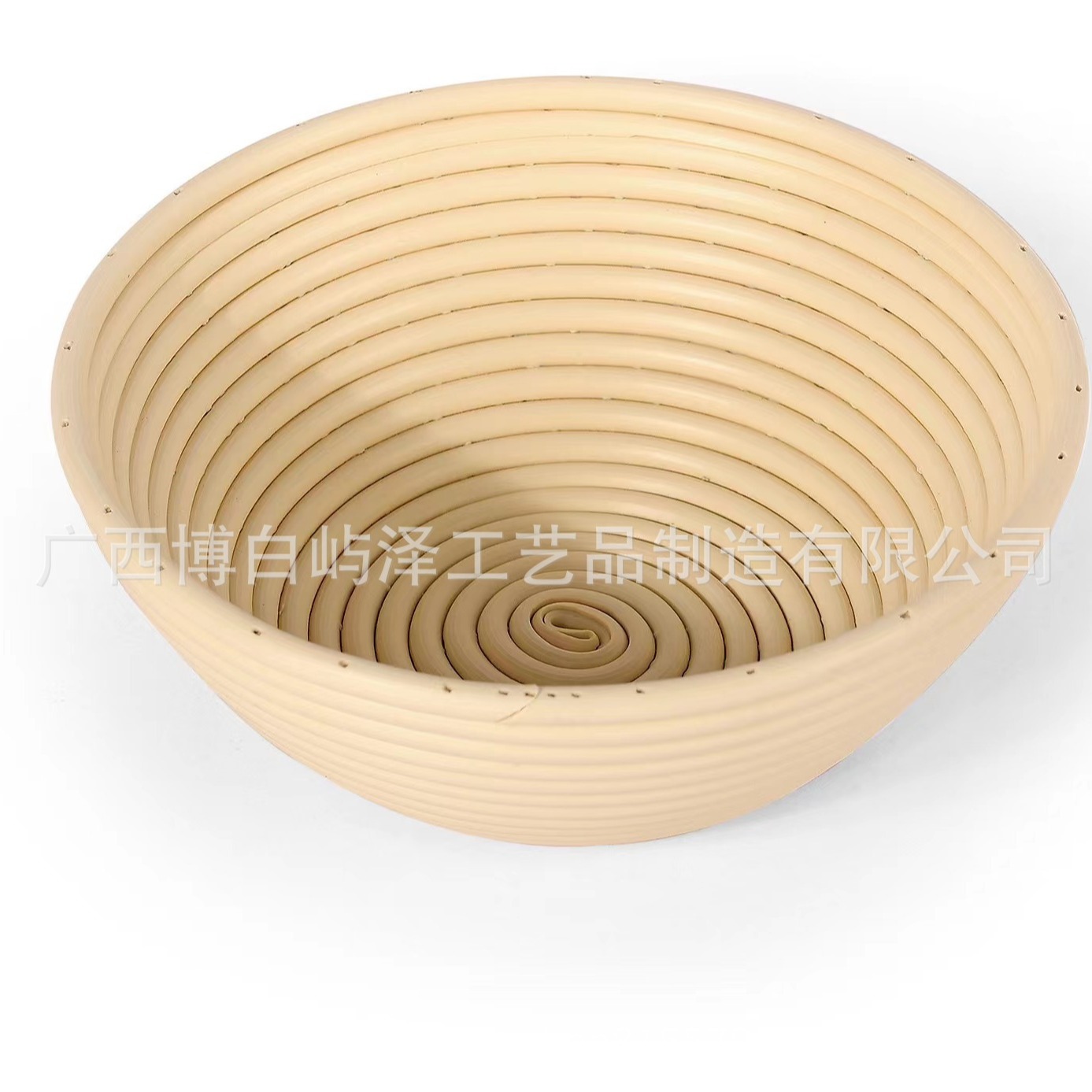 Venta caliente cesta de fermentación de pan de PP cesta de pan de ratán de imitación cesta de ratán de goma trenzada panadería europea lavable al por mayor