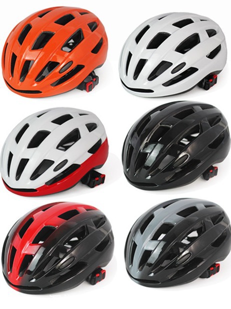 Casco de bicicleta integrado formado unidireccional carretera de montaña transpirable LED bicicleta de montaña ciclismo vehículo de carretera