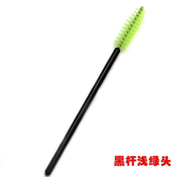 Black pole light green head