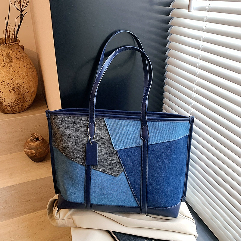 Retro shoulder bag for leisure, underarm bag, Korean style, high-end