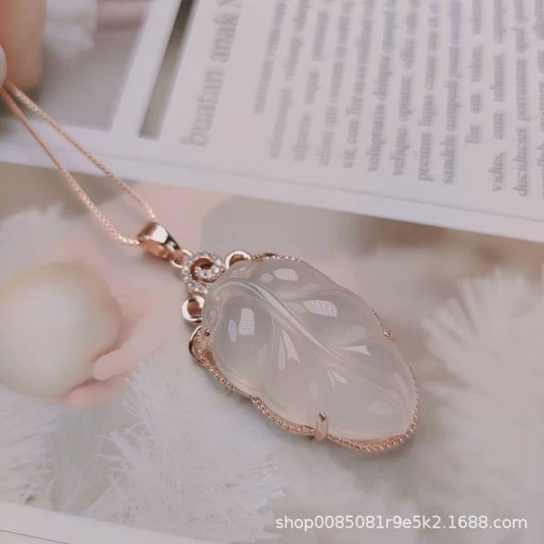 Chalcedony Necklace 17