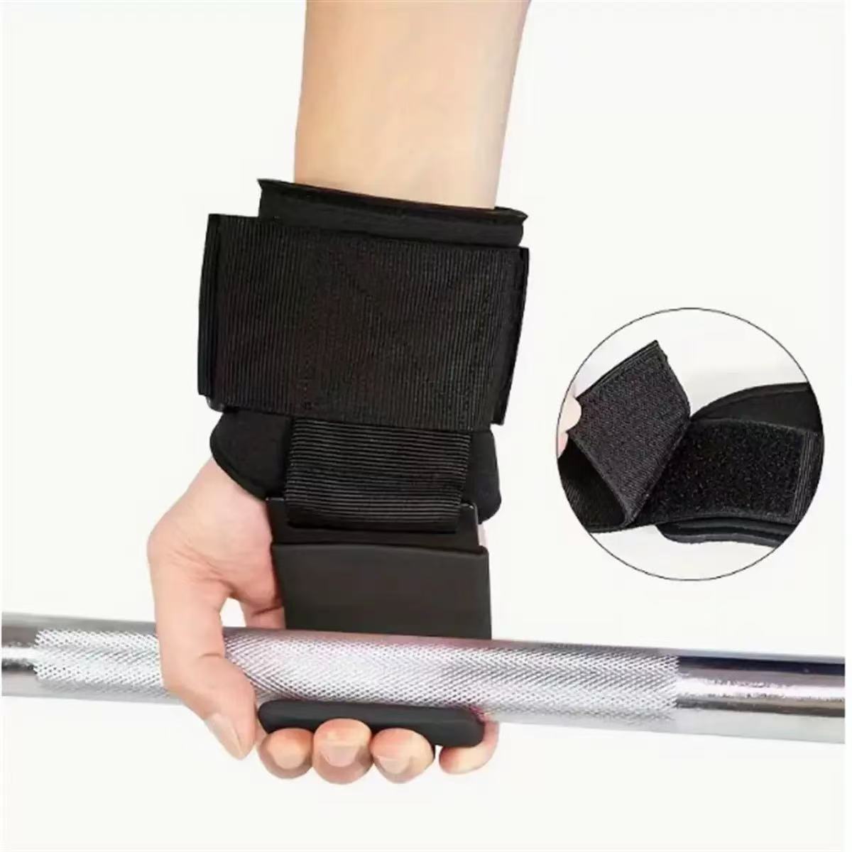 Pull-up muñeca de entrenamiento deportivo entrenamiento de acondicionamiento físico barra horizontal gancho interior de tracción dura anti-saída gancho auxiliar