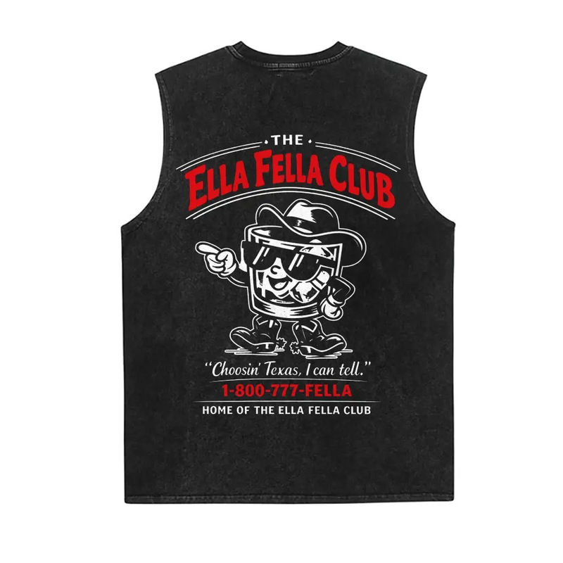230g European Size Pure Cotton Vintage Men's 90S Personalized Printed Vest Retro Style for Work, Vacation, and Daily Wear 230g European Size Pure Cotton Vintage Men's 90S Personalized Printed Vest Retro Style for Work, Vacation, and Daily Wear
