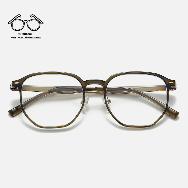 The new Xiaohongshu same style TR90 glasses frame without makeup