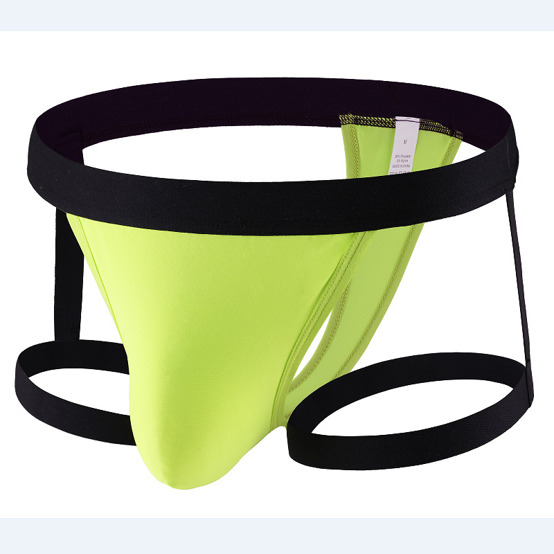 Pocket New genuine goods Quick-drying Men's Hip-lifting G-string Personalized Fashion Low Waist Underwear Breathable Polyester Underwear