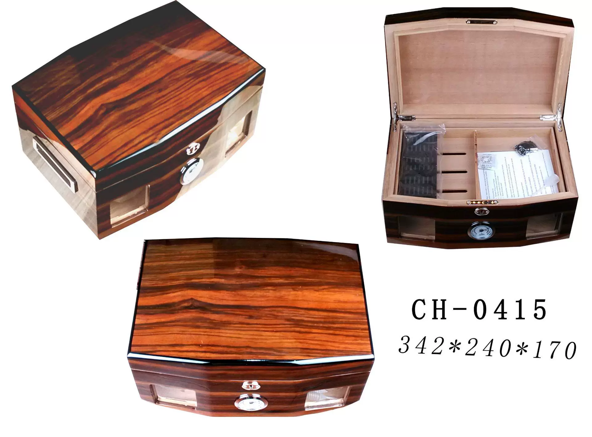 工厂直供 高档雪茄保湿盒 雪茄柜雪茄配件木盒礼品盒批发 铠盈