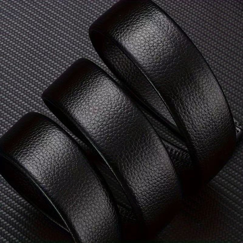 Top Layer Cowhide Men's Belt Trendy Automatic Buckle Waistband Men's Fashion Premium Casual Business Trouser Belt