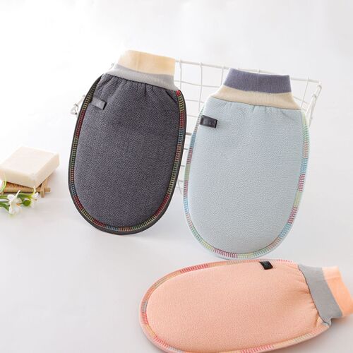 Bath Scrub Brush Source Factory Adult Powerful Mud and Dust Scrub Shower Gloves
