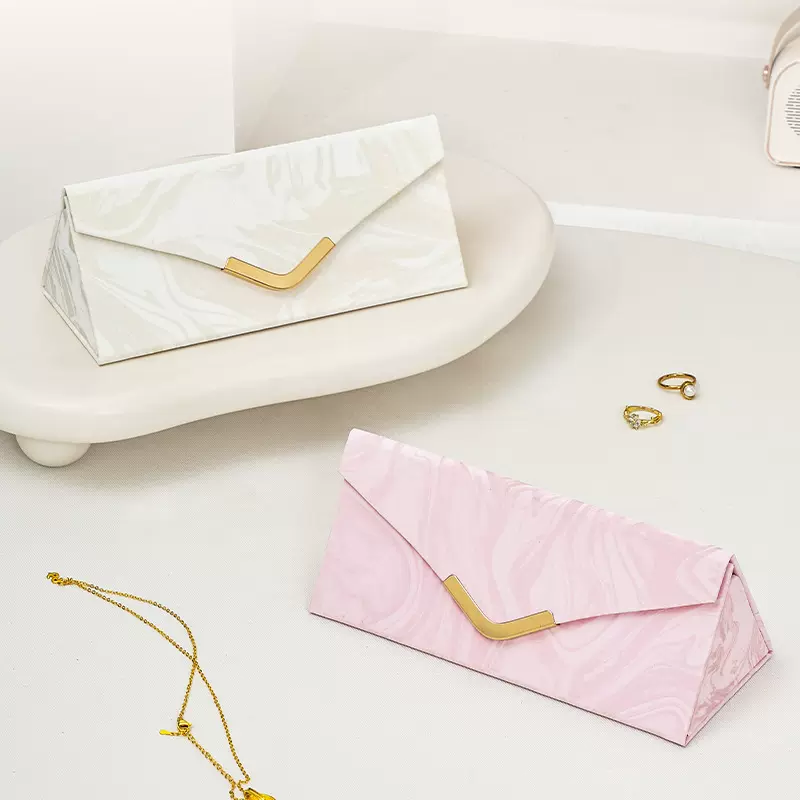 亚马逊折叠首饰收纳袋复古中国风出门旅行戒指耳钉眼镜首饰盒跨境