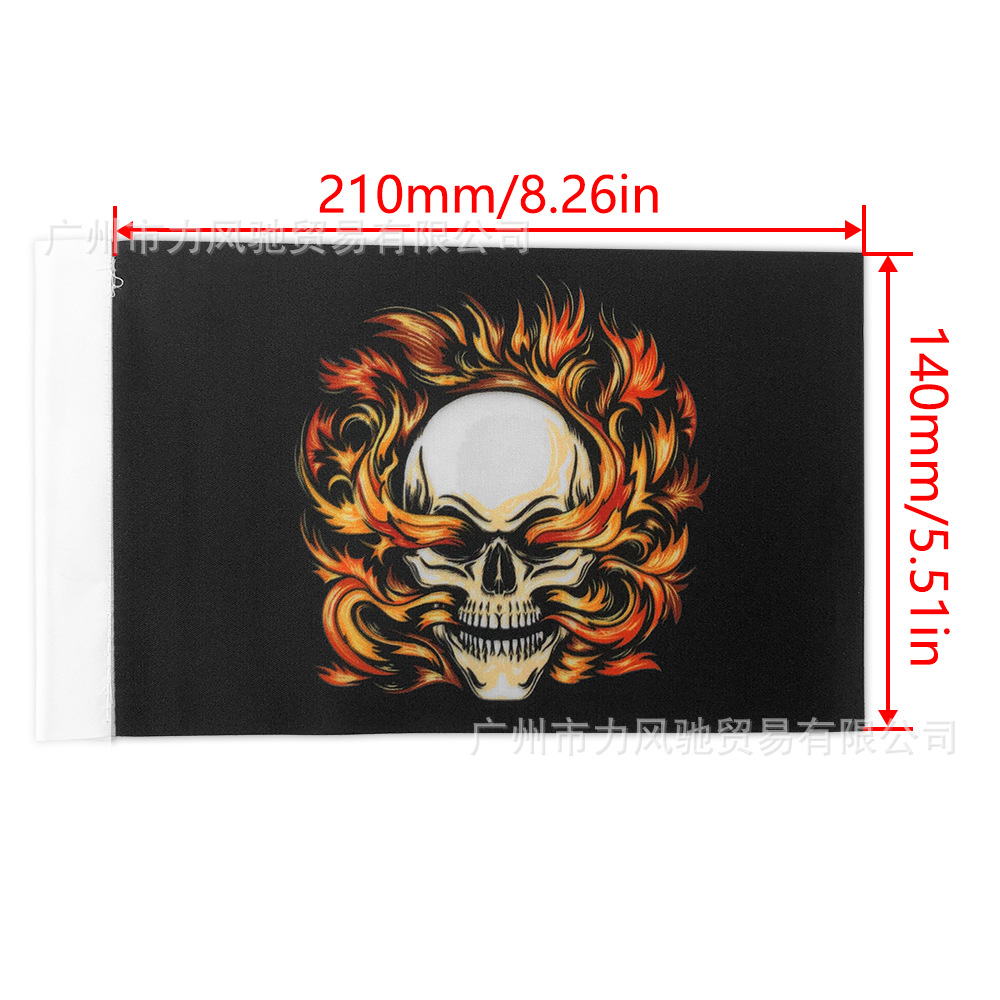 es aplicable a ese poste de bandera de la motocicleta, poste de bandera montado en el vehículo, soporte de caja trasera modificado para motocicleta de todoterreno, poste de bandera de la motocicleta