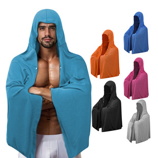 Cross-Border Summer Cold Towel Boxing Cape Cooling Sun Protection Beach Towel Sports Sweat-Absorbent Quick-Drying Cold Towel