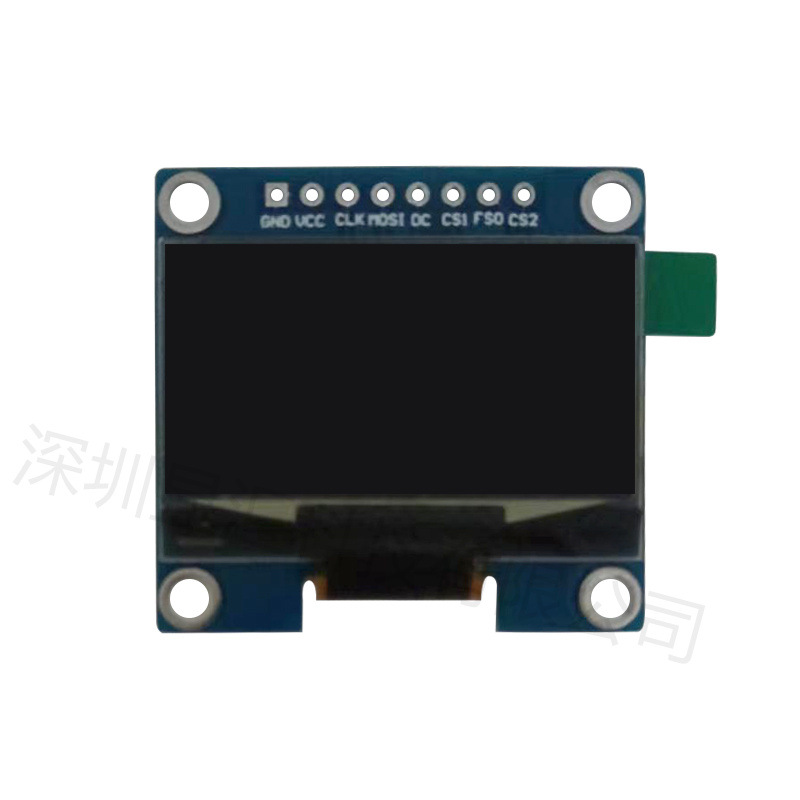 8针1.3寸OLED字库模块 SPI12864液晶模块 白色/蓝色12864字库模块