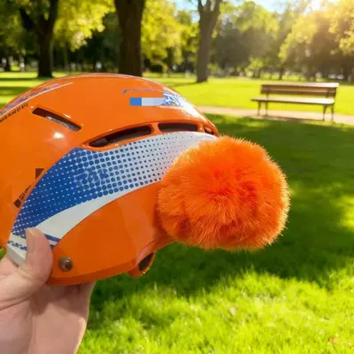 Motosiklet dəbilqələri: Accessories for Delivery Equipment, Motorcycle - orange-tail-helmet-not-included