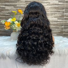 Fumilooselacewigs前レースかつらの300% のゴムなしの頭カバーレースの本物の髪が国境を越えた新製品