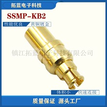 【镇江拓蓝】SSMP-KB2新款母头射频同轴连接器适配半柔电缆RG405