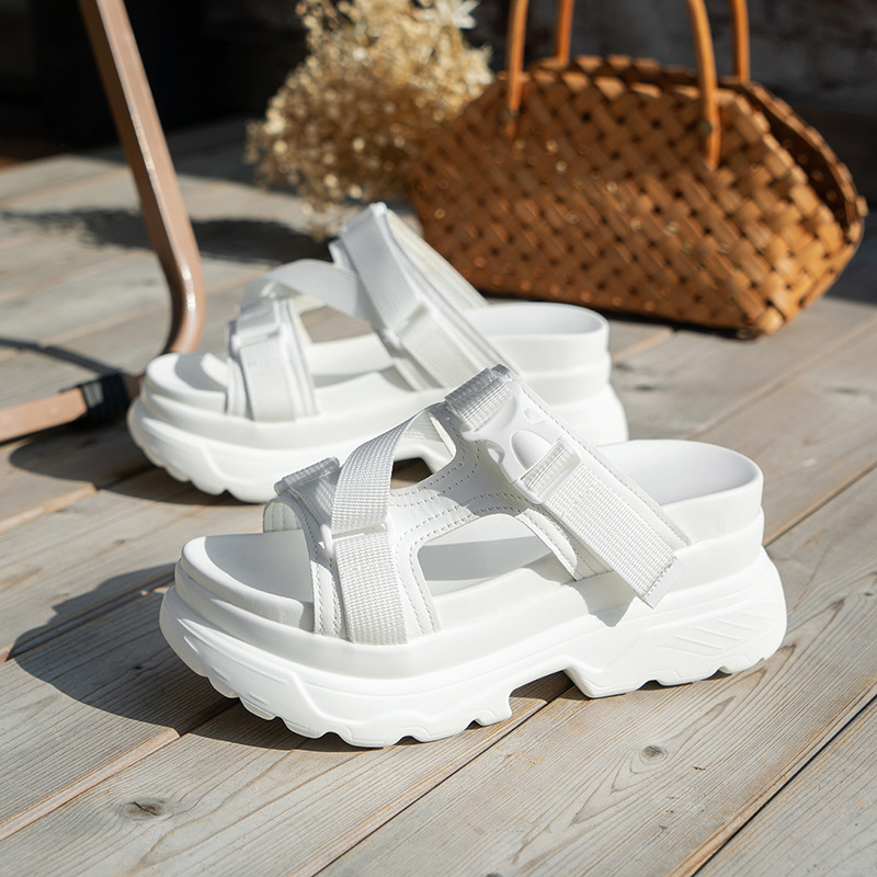 Dames platform sandalen met dikke zool modieuze zomerschoenen_voghion.com