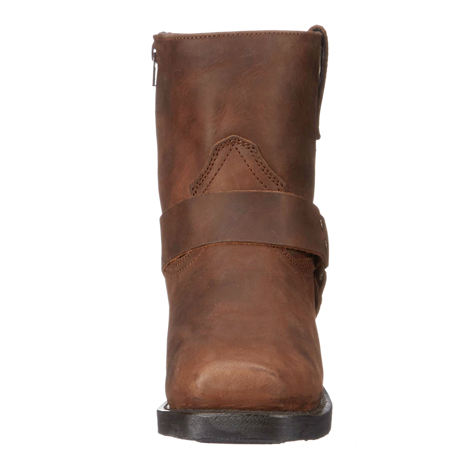 High-heeled Western cowboy boots for couples Boots size boots with hardware strap_voghion.com