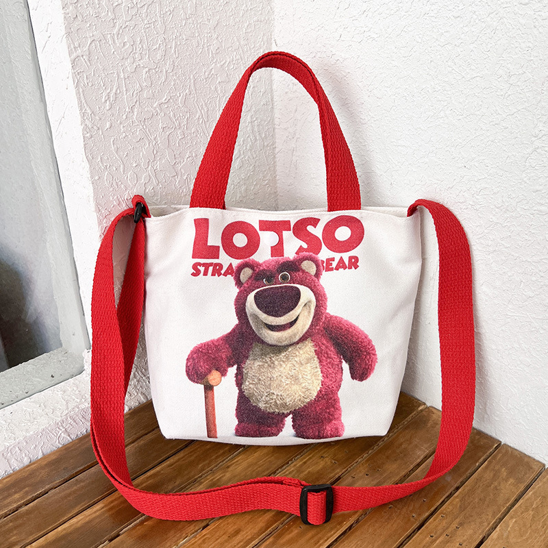 Bolsos para niños al por mayor Bolsos de hombro de moda coreana para niños Bolsos de mensajero para niños de lona de dibujos animados Bolsos de mano