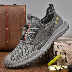 網面鞋男夏季透氣男鞋薄款鏤空透氣輕便休閒鞋軟底防滑泉州運動鞋