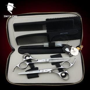Hairdressing scissors flat scissors Liu Hai scissors tooth scissors thinning scissors family hairdressing tools suit factory direct sales