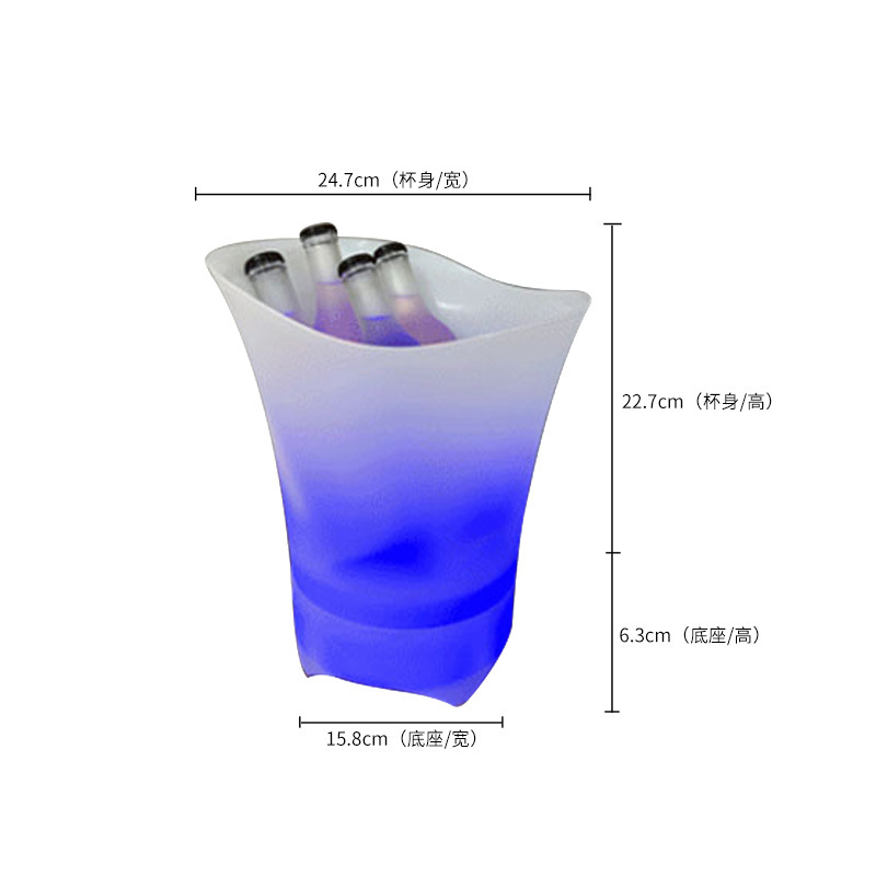Transfronterizo 5L Bluetooth iluminación LED portable pequeño sonido barril de cerveza barril de campamento fábrica de barril de hielo venta directa