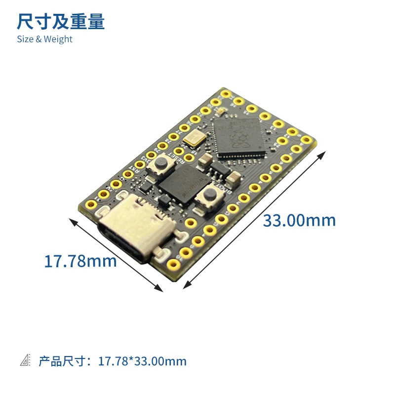 Плата разработки Raspberry Pi Pico mini Promicro RP2040 совместима с Helios Oxb2 Micropython