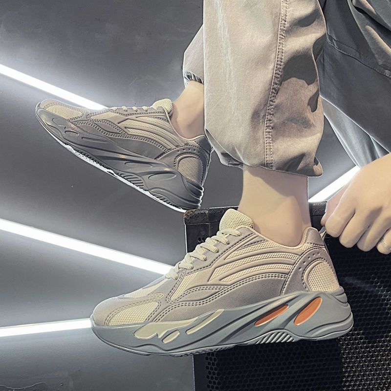 Men's Shoes Spring and Summer Shoes Men's Korean Style Trendy Versatile Casual Sneakers Men's White Shoes Student Sports Dad Trendy Shoes