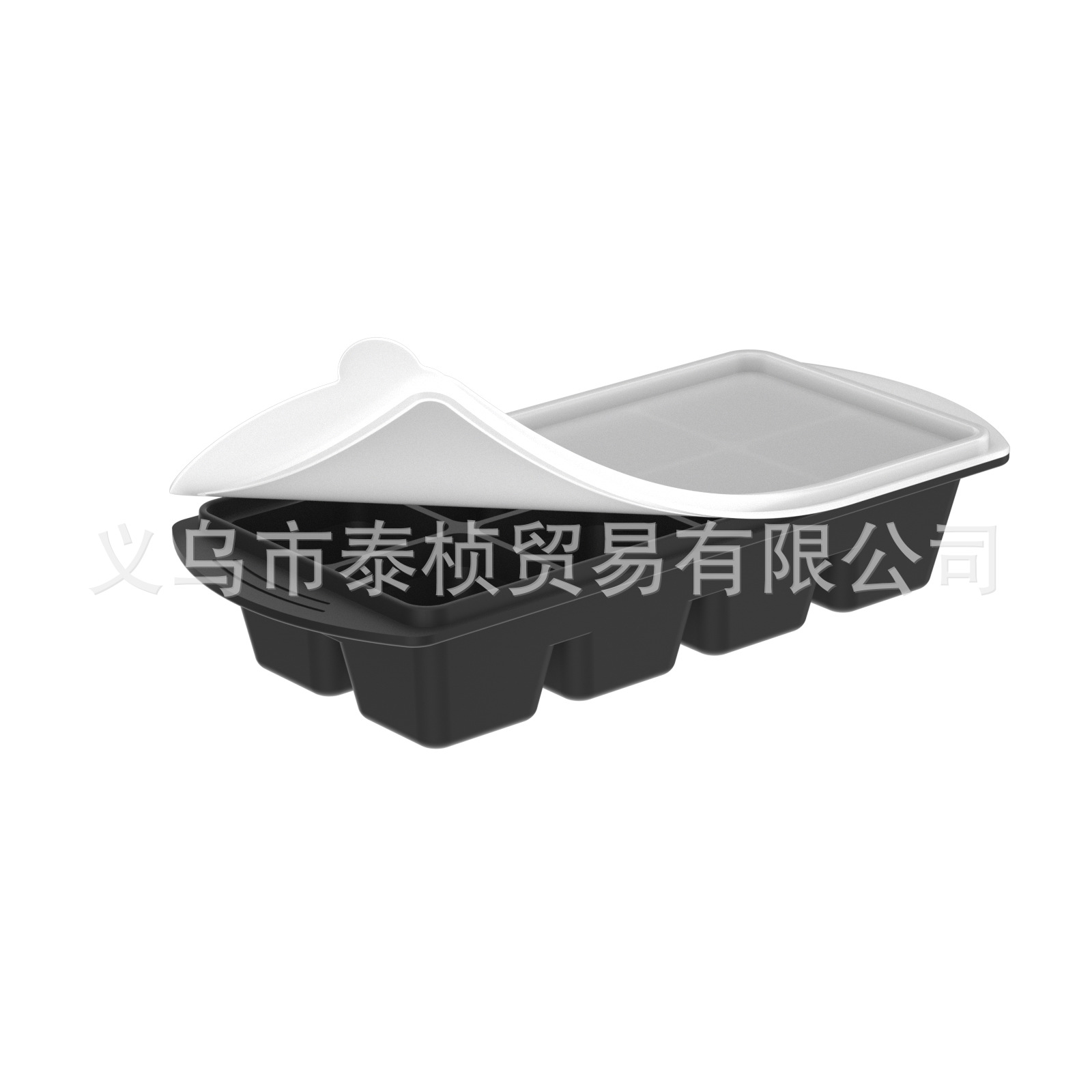 Transfronterizos de gran tamaño de silicona hielo grado alimenticio molde de hielo fácil de desmoldear congelación rápida película de hockey sobre hielo molde de hielo doméstico